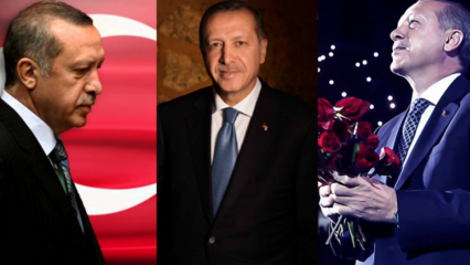Celebração de aniversário surpresa ao Presidente Erdoğan, um dos artistas famosos