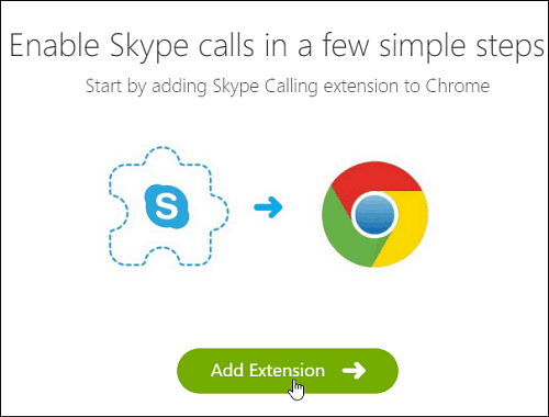 Extensão do Skype