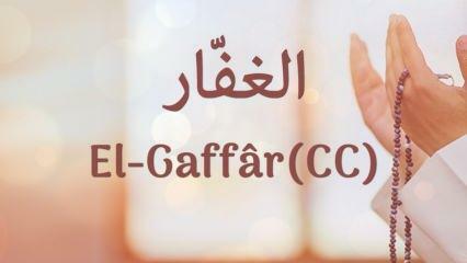 O que significa al-Ghaffar? Quais são as virtudes do nome Al-Ghaffar? Esmaul Husna Al-Gaffar...