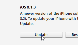 Atualização do iOS 8.1.3 para 8.2