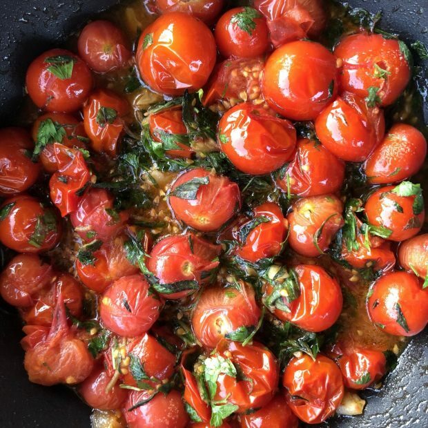os benefícios de tomates cozidos