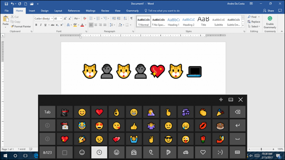 ativar emoji windows 10 teclado microsoft word