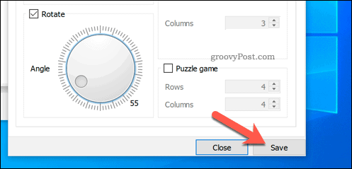 Salvando rotações no VLC no Windows