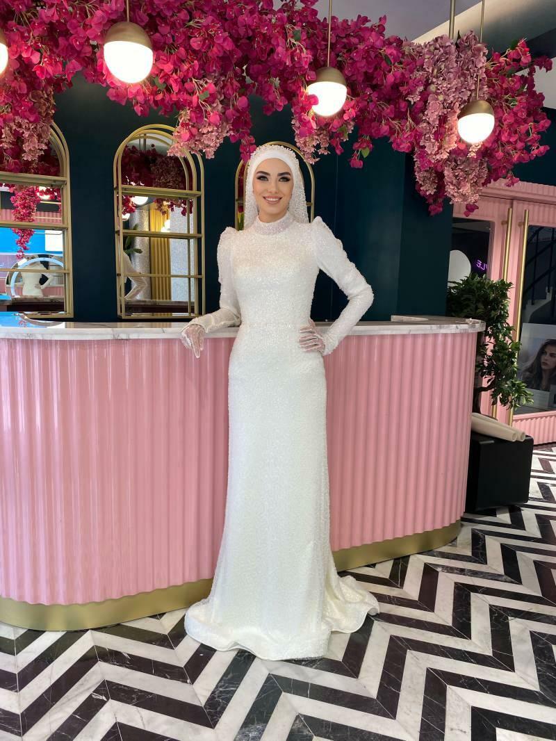 2021 modelos de vestidos de noiva hijab