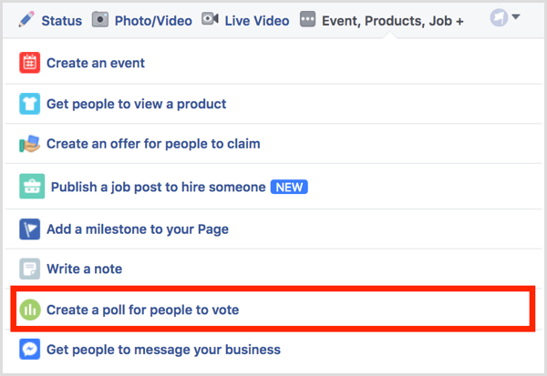 Facebook cria uma enquete para as pessoas votarem