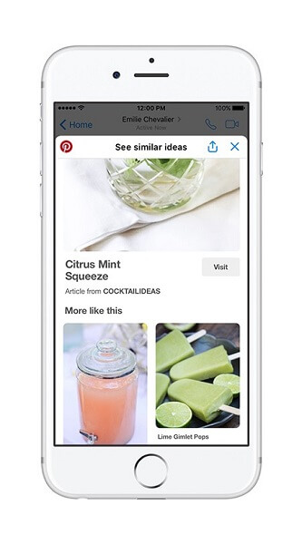 A nova extensão de bate-papo do Pinterest para Messenger torna o compartilhamento de Pins mais rápido e fácil do que nunca.