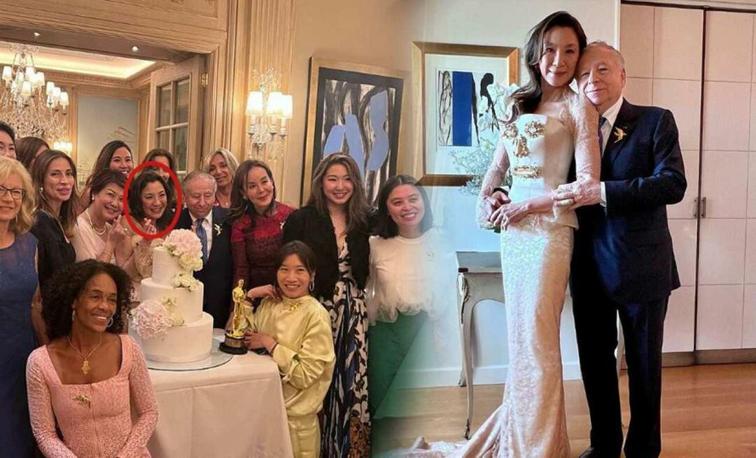 Casado 20 anos depois! Todos os olhos estão voltados para o extravagante vestido de noiva de Michelle Yeoh!