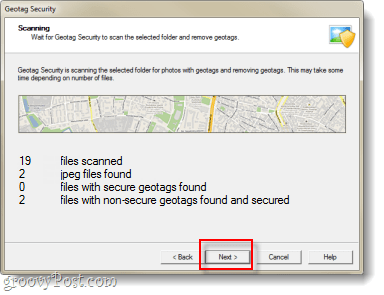 Dados encontrados GeoTag Security encontrados screenshot