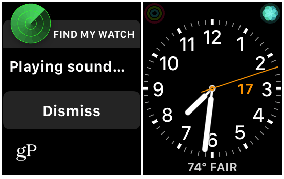 Localizar alerta sonoro do Apple Watch