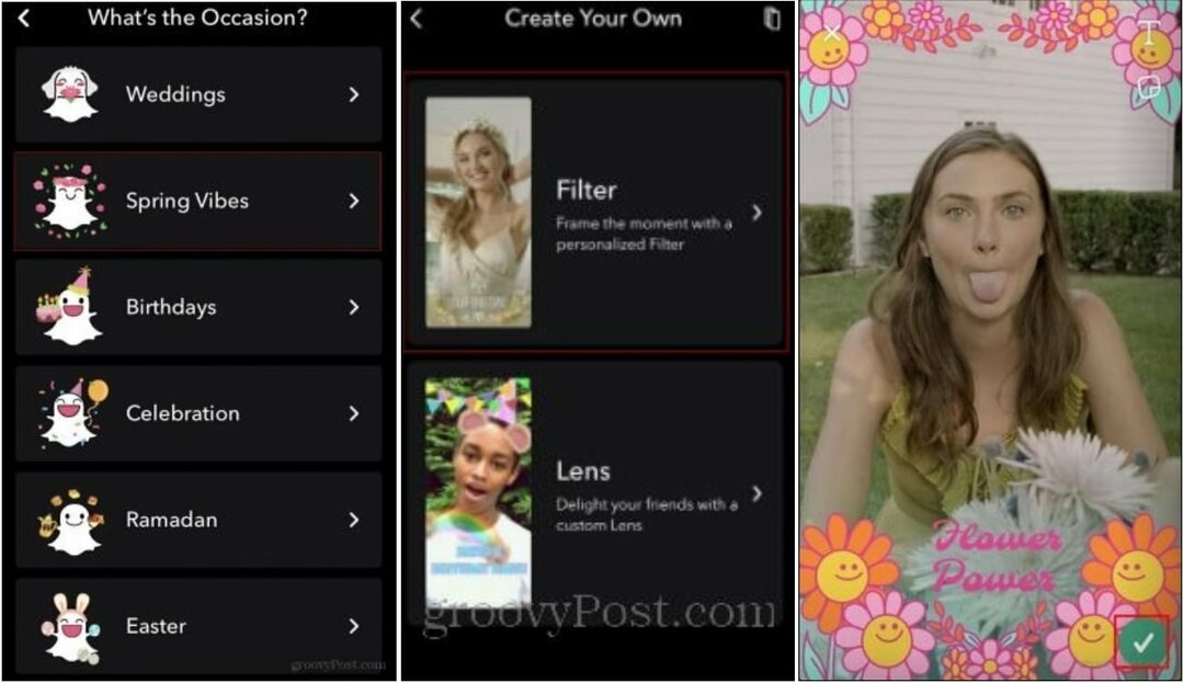 Como usar e criar filtros personalizados do Snapchat