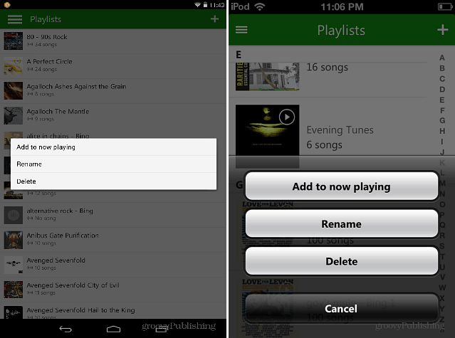 Xbox Música Android iOS