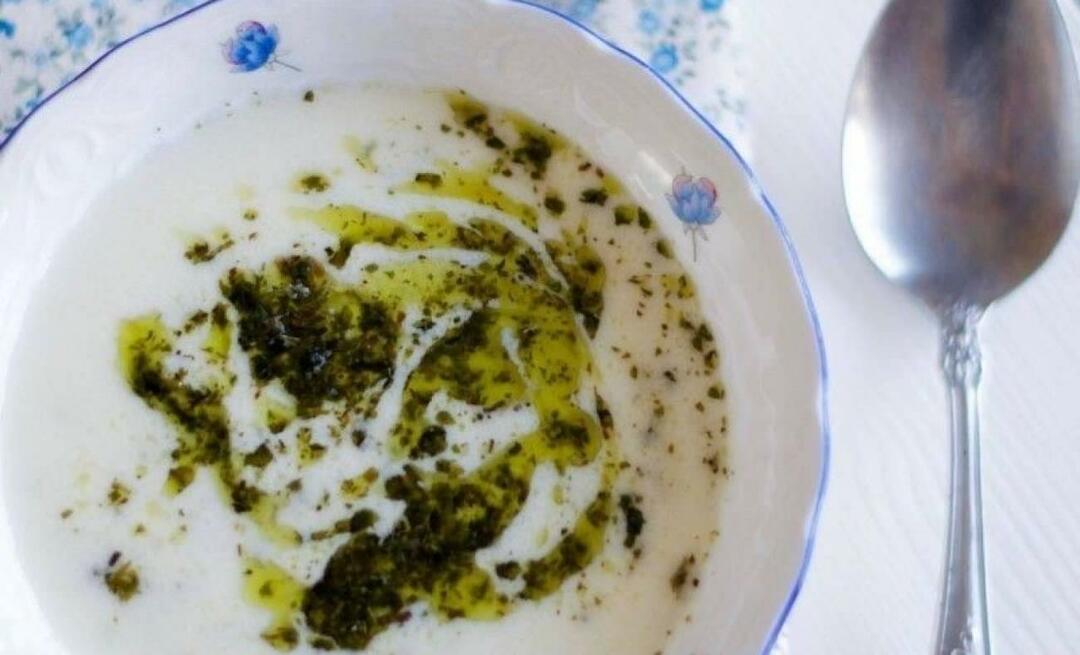Qual é a receita da sopa da Anatólia? Quais são os ingredientes da sopa da Anatólia?