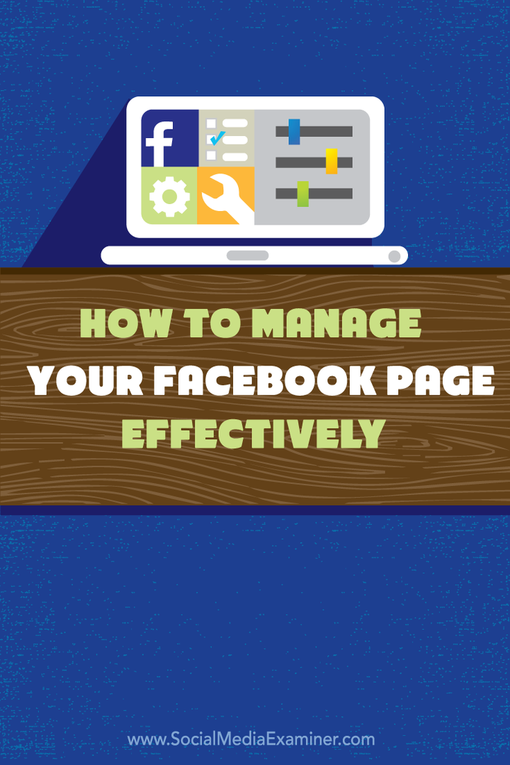 Como gerenciar sua página do Facebook com eficácia: examinador de mídia social