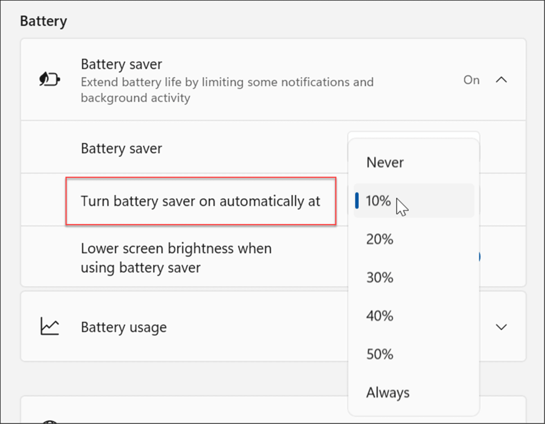 melhorar a vida útil da bateria no Windows 11