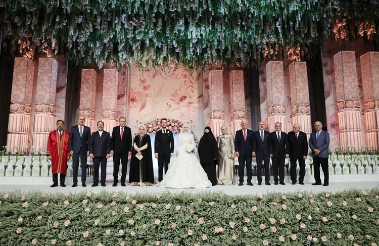 Cerimônia de casamento do sobrinho do presidente Erdoğan, Osama Erdoğan