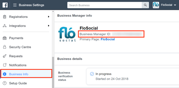 Use o Facebook Business Manager, Etapa 9.