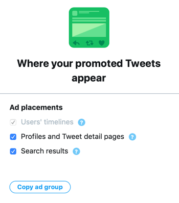 Opção de veicular anúncios de vídeo promovidos no Twitter em perfis e páginas de detalhes de tweets e nos resultados de pesquisa.