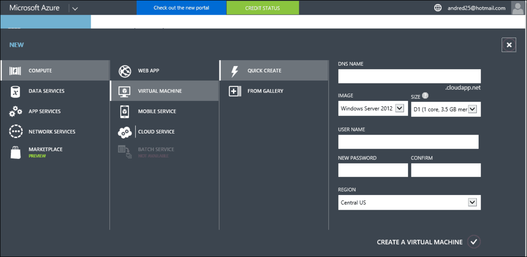 Introdução ao Microsoft Azure - Crie sua primeira máquina virtual