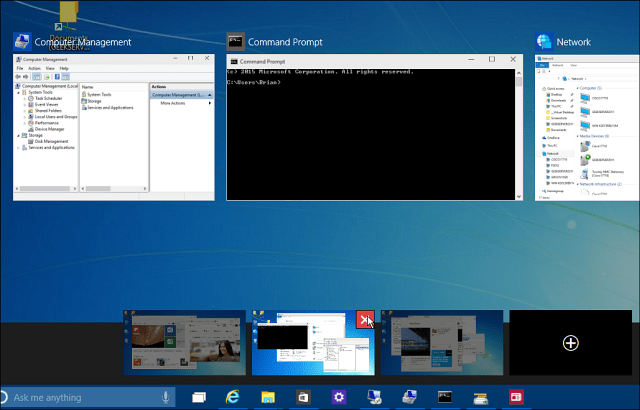 Feche a área de trabalho virtual do Windows 10