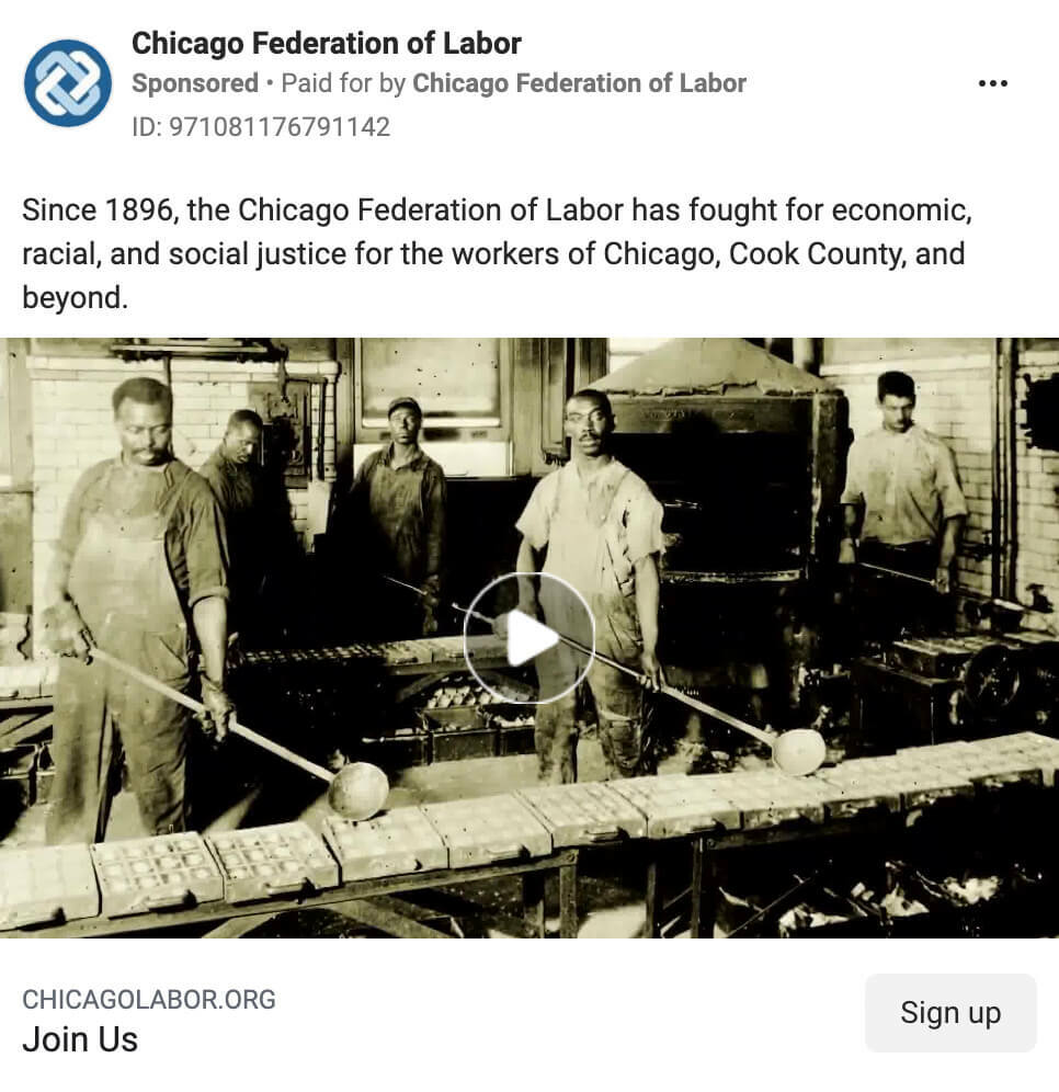 o que acontece quando-sua-cópia-de-anúncio-do-facebook-usa-palavras-proibidas-associações-sindicais-foco-no-comércio-história-missão-chicago-federação-de-trabalho-exemplo-9