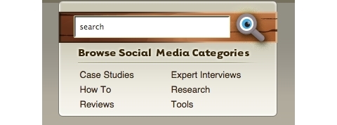 categorias de examinador de mídia social 2009