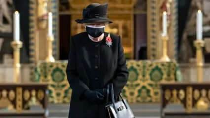 A Rainha Elizabeth foi mostrada com uma máscara pela primeira vez em público!