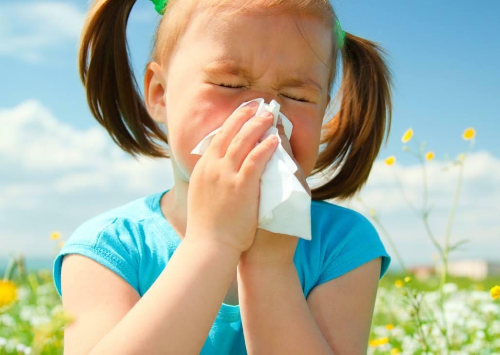Sintomas de alergias sazonais em crianças