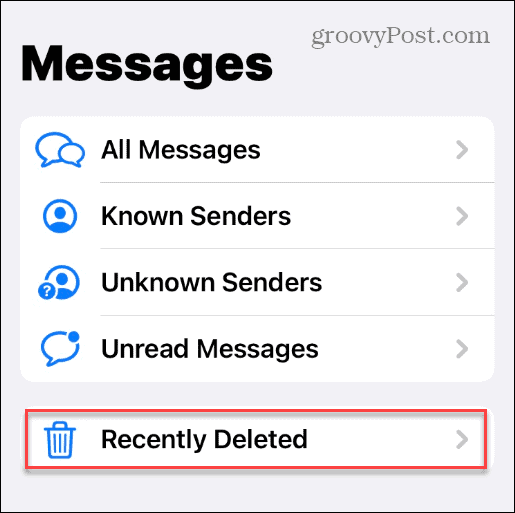 Recupere mensagens apagadas no iPhone