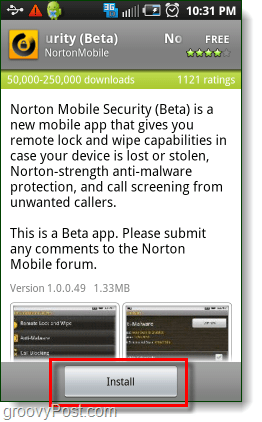 Instalar norton security no android