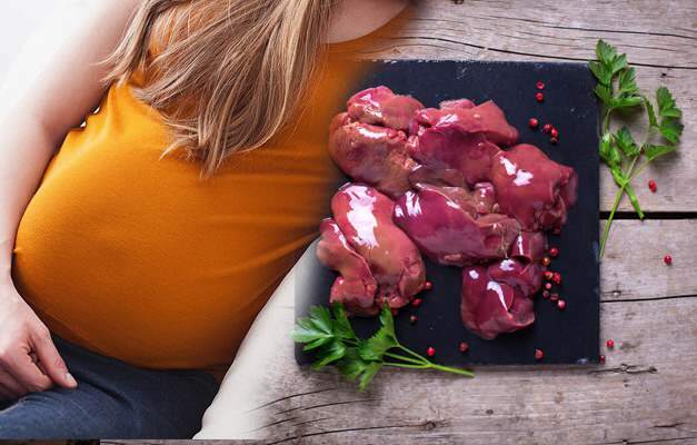 O fígado pode ser comido durante a gravidez