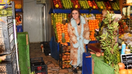 300 TL compras de frutas de Yıldız Tilbe