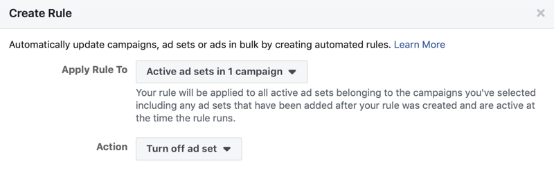 Dimensione suas campanhas publicitárias no Facebook; etapa 13.