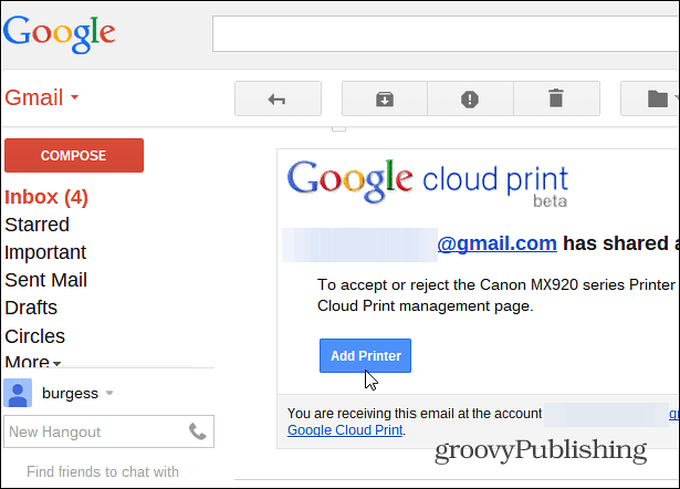 Como compartilhar sua impressora via Google Cloud Print