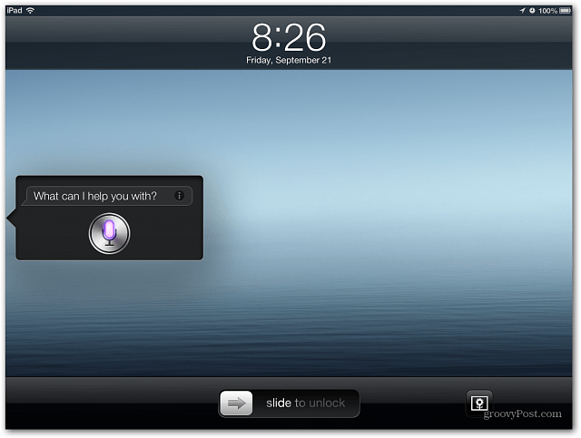 Iniciar o Siri no iOS 6