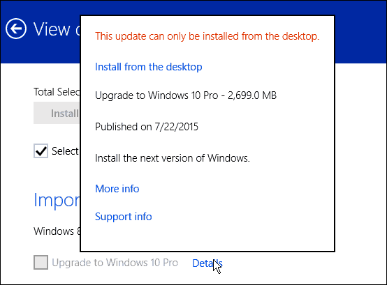 Atualizações do Windows 8
