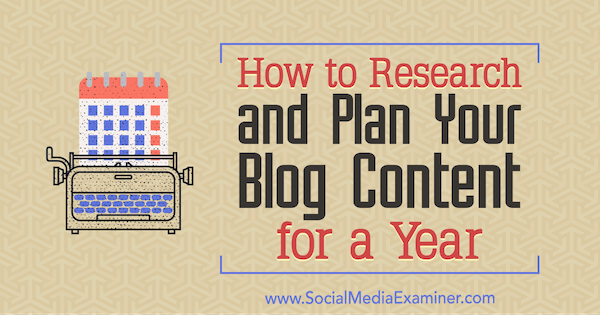 Como pesquisar e planejar o conteúdo do seu blog por um ano: examinador de mídia social