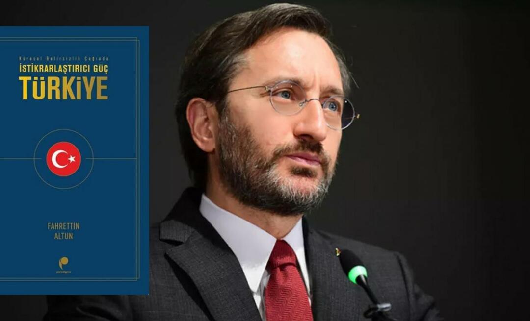 Novo livro do Diretor de Comunicações Fahrettin Altun: Stabilizing Power Türkiye