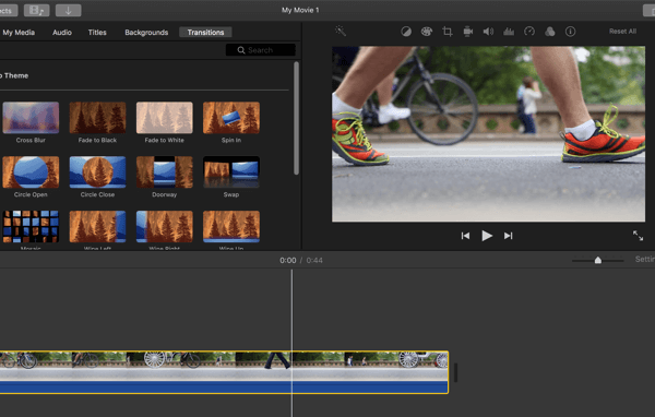 O iMovie é uma excelente opção de edição de vídeo para iniciantes.