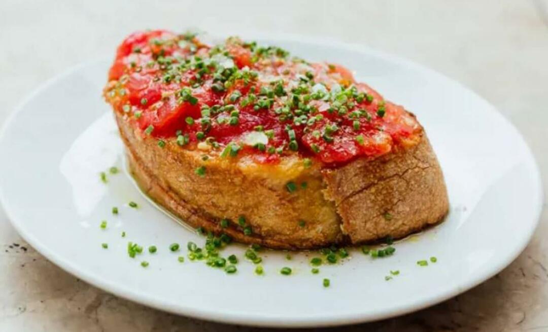 A receita indispensável da cozinha espanhola! Como fazer pan con tomate? Receita de pão de tomate