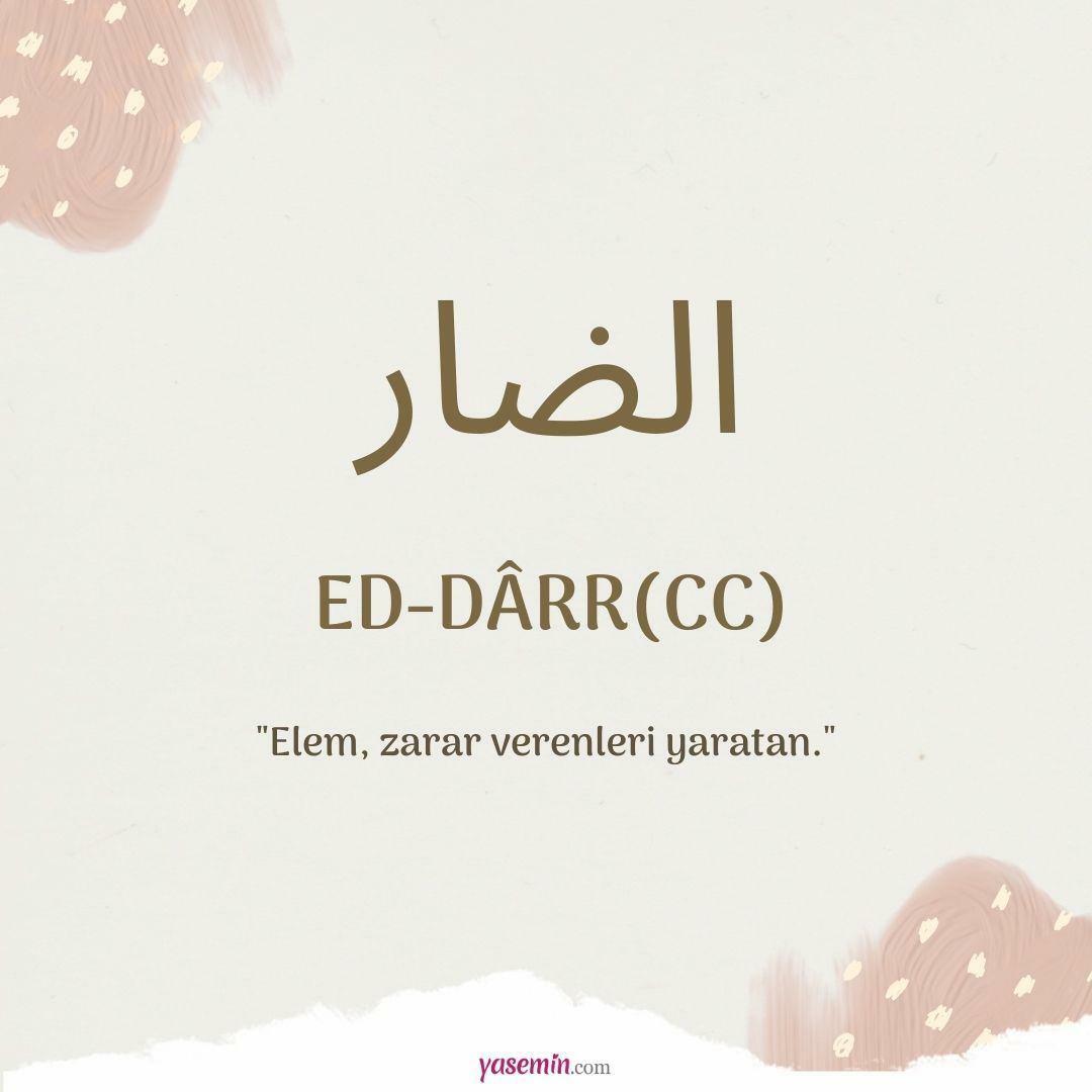O que Ed-Darr (cc) significa?