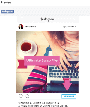 visualizar anúncio instagram
