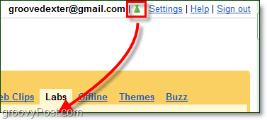 alterar as configurações dos laboratórios do Gmail