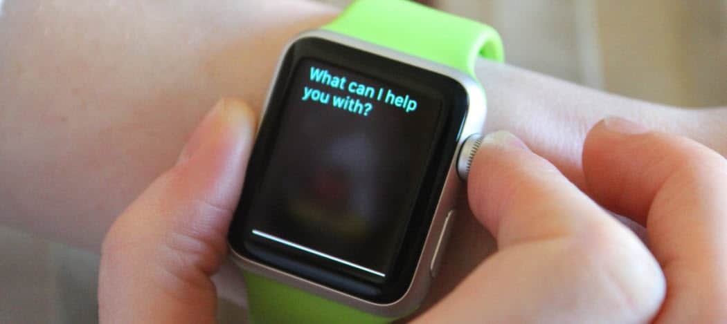 Como usar o Siri para pesquisar no Apple Watch