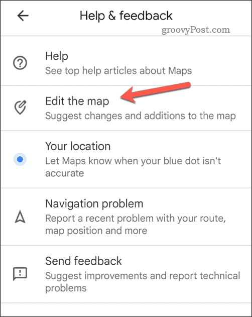Editar um mapa no Google Maps