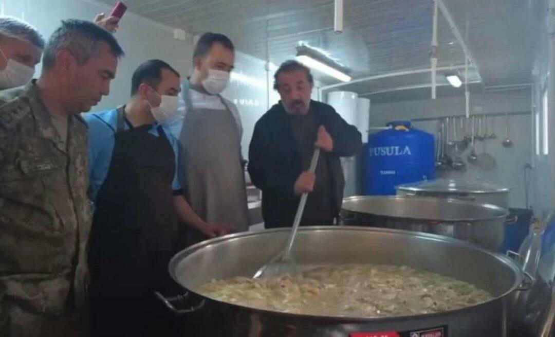 Mehmet Chef cozinhou com os soldados em Hatay! MSB compartilhou esses momentos