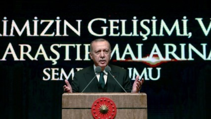 Palavras louváveis ​​do Presidente Erdoğan para Diriliş Ertuğrul