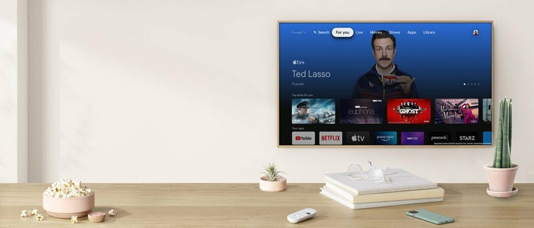 Apple TV chega ao Chromecast com Google TV