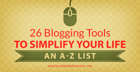 26 ferramentas de blog