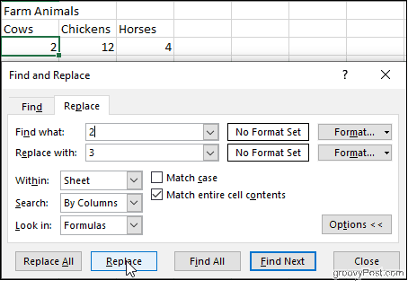 Conteúdo da célula de correspondência do Excel