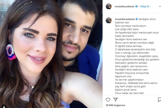 Mustafa Can Keser compartilhamento de Instagram